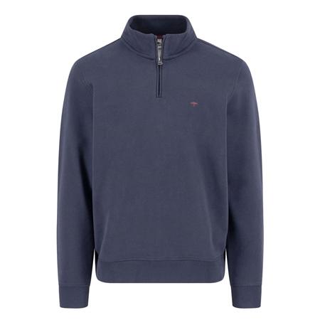 Fynch Hatton Troyer-Zip Sweatshirt - Navy - M