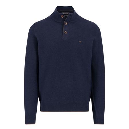 Fynch Hatton Troyer Button Structure - Navy - L