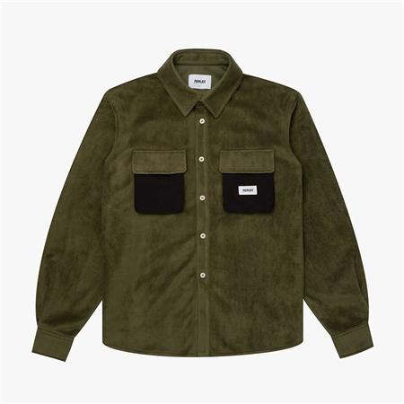 Parlez Motion Fleece Overshhirt - Moss Green - L