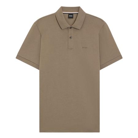 Boss Pallas Cotton Pique Polo Shirt - Brown - 2XL