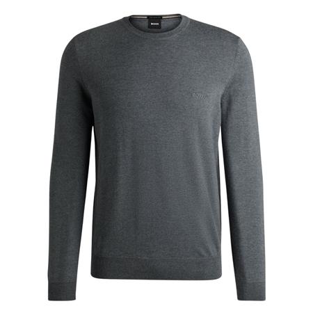 Boss Botto-l Crew Neck Knitwear - Grey - M