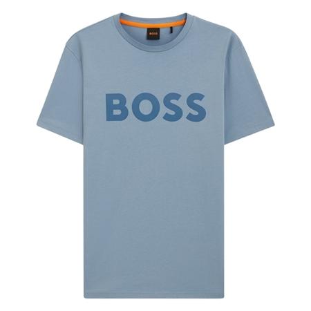 Boss Thinking Cotton-jersey T-shirt - Blue - S