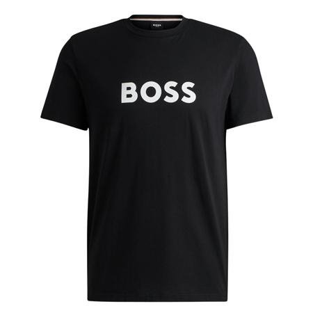 Boss Logo Cotton-jersey T-Shirt - Black - L