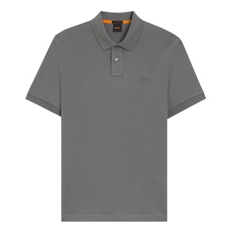 Boss Passenger Patch Logo Polo Shirt - Grey - 2XL