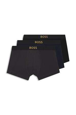 Boss 3-pack Gold Logo Stretch-Cotton Trunks - Multi - XL