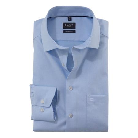 Olymp Modern Fit Business Shirt - Blue - 16