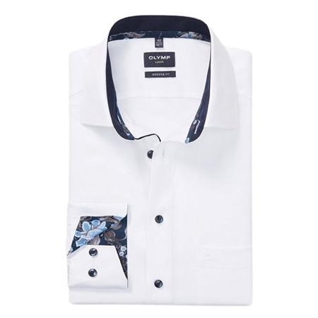 Olymp Modern Fit Formal Shirt - White - 15.5