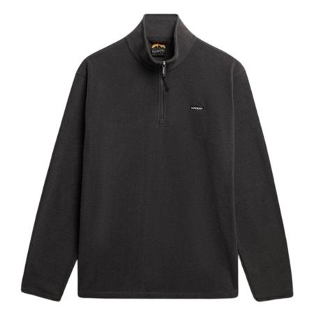 Superdry Polar Fleece Half Zip - Grey - L