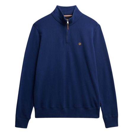 Superdry Preppy Half Zip Jumper - Navy - XL