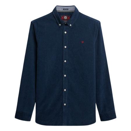 Superdry Classic Needle Corduroy Shirt - Navy - L