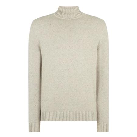 Remus Uomo Roll Neck Sweater - Grey - L