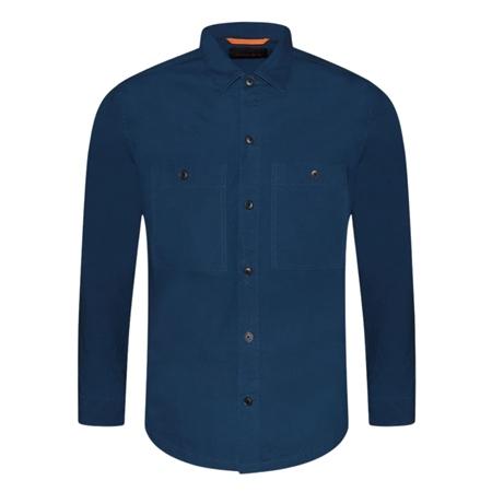 Boss Locky 2 Oversized Overshirt - Blue - S