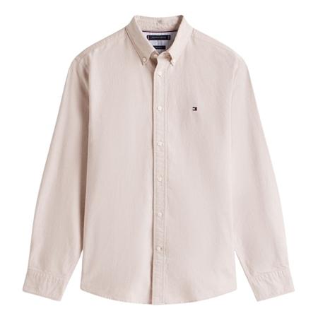 Tommy Hilfiger Solid Heritage Oxford Shirt - Canvas Beige - 2XL