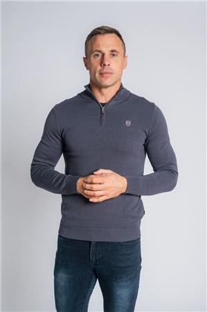 Xv Kings Perpignan Half Zip Jumper - Wolf Navy - XL