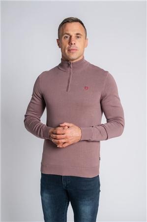 Xv Kings Perpignan Half Zip Jumper - Winter Cherry Pink - M