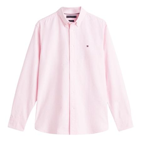 Tommy Hilfiger Oxford Dobby Regular Fit Shirt - Pink - 2XL
