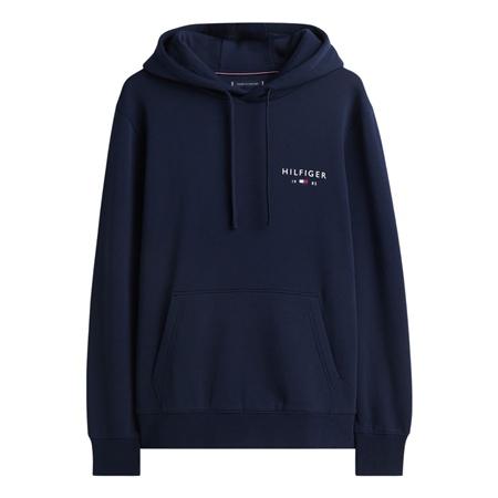 Tommy Hilfiger Brand Love Small Logo Hoodie - Navy - XS