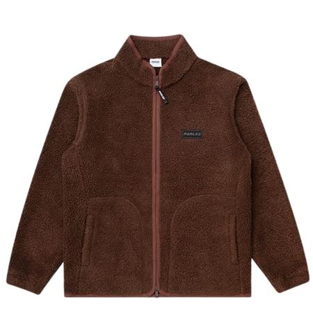 Parlez Amity Zip Thru Fleece Jacket - Coffee Brown - M