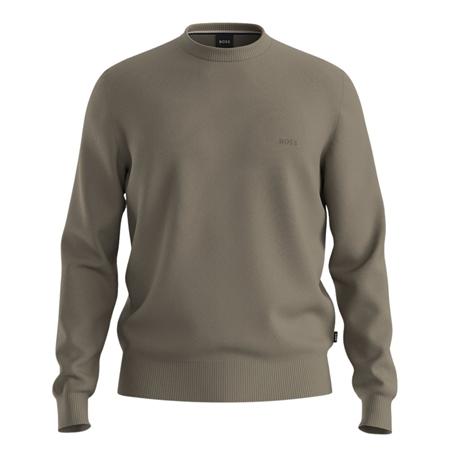 Boss Botto-l Crew Neck Knitwear - Brown - M