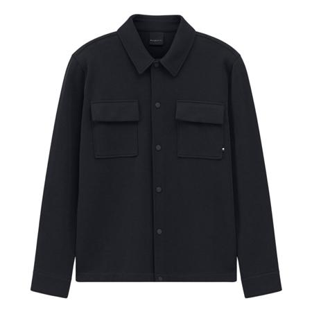 Bugatti Mens Knitted Shacket - Black - M