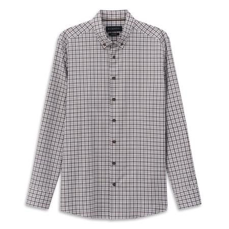 Bugatti Casual Check Pattern Shirt - Brown - M