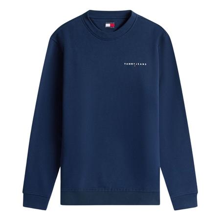 Tommy Jeans Linear Crew Sweatshirt - Navy - XL