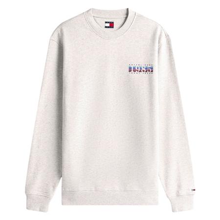 Tommy Jeans 1985 DNA Crew Neck Sweatshirt - Grey - S