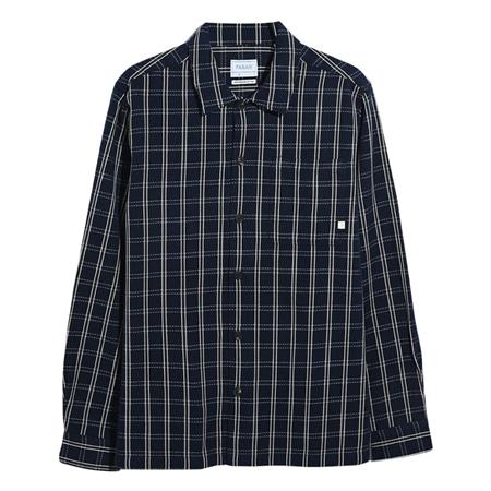 Farah Wallasey Check Overshirt - Navy - M
