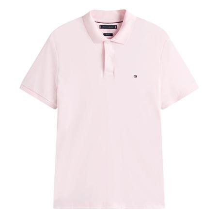 Tommy Hilfiger Liquid Cotton Interlock Knit Polo Shirt - Pink - M