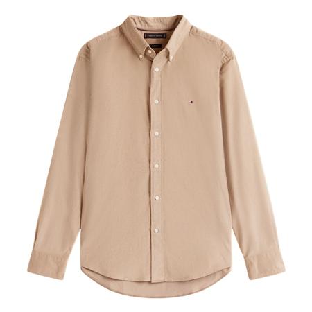 Tommy Hilfiger Solid Corduroy Shirt - Beige - 2XL