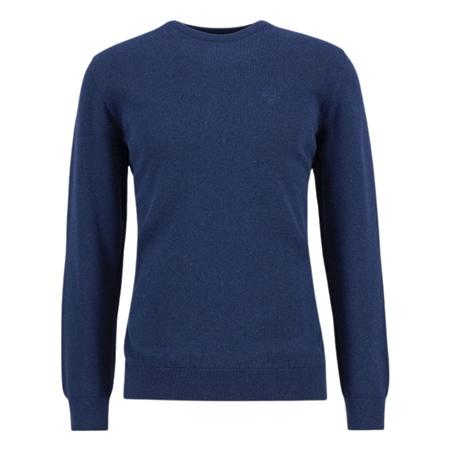 Barbour Pima Cotton Crew Neck Sweater - Navy - 2XL