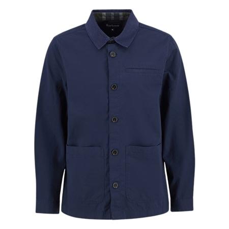 Barbour Cole Tailored Poplin Overshirt - Navy - L