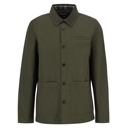 Barbour Cole Tailored Poplin Overshirt - Green - L