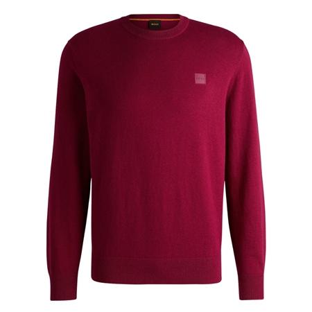 Boss Kanovano Cotton-Cashmere Sweater - Red - L
