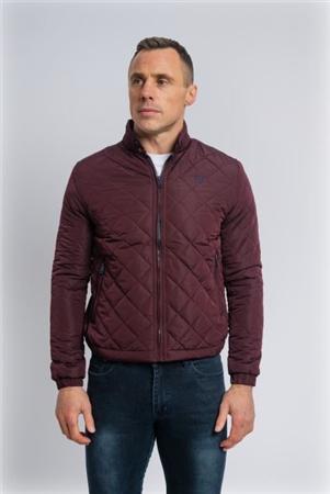 Xv Kings Barbarians Quilted Jacket - Crimson Wine - M