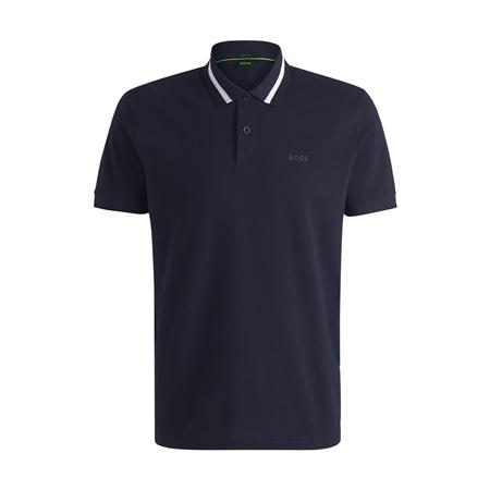 Boss Paddy Heritage Polo Shirt - Navy - M