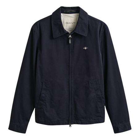 Gant Mens Cotton Windcheater Jacket - Navy - L