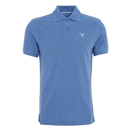 Barbour Tartan Pique Polo Shirt - Dark Blue - XL