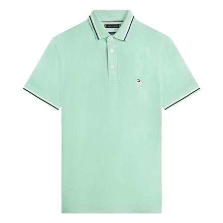 Tommy Hilfiger Tipped Slim Fit Polo Shirt - Verdant Green - XL