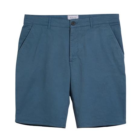 Farah Garment Dyed Twill Shorts - Blue - 32