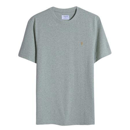 Farah Danny Organic Cotton Regular Fit T-shirt - Green Mist - XS