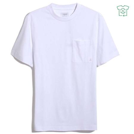 Farah Stacy Pocket T-Shirt - White - L