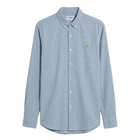 Farah Steen Casual Fit Shirt - Blue - M
