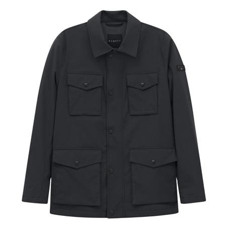 Bugatti Mens Jacket with Stand-up Collar - Navy - 38R