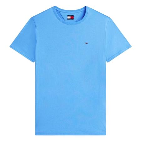 Tommy Jeans Tommy Flag Extra Slim Jersey T-Shirt - Blue - M
