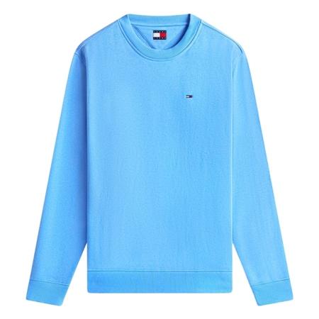 Tommy Jeans Tommy Flag Brushed Fleece Sweatshirt - Blue - L