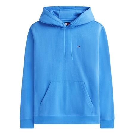 Tommy Jeans Brushed Fleece Small Flag Hoodie - Blue - M