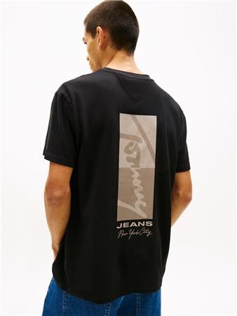Tommy Jeans Sign Block T-shirt - Black - S