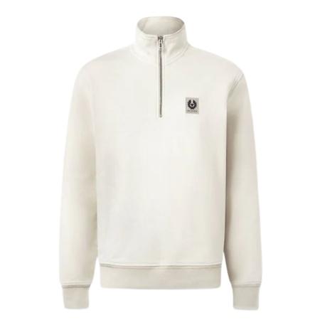 Belstaff Quarter Zip Sweatshirt - Beige - M