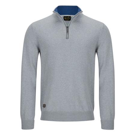6th Sense Harry 1/4 Zip Sweater - Grey - M